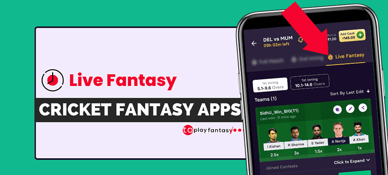 Top 4 Live Fantasy Cricket Apps