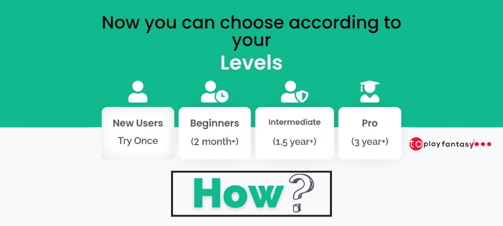 Choose Fantasy Cricket Apps according to your LEVEL.