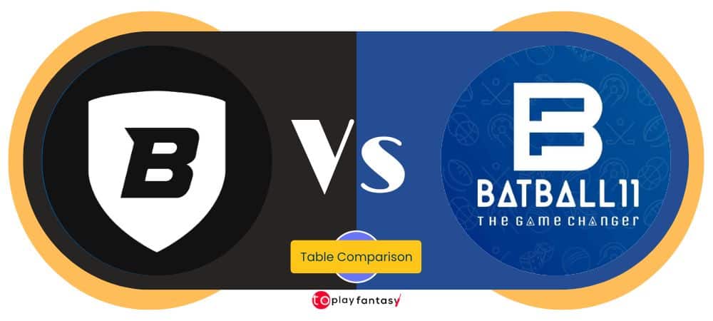 BalleBaazi vs BatBall11 app comparison.