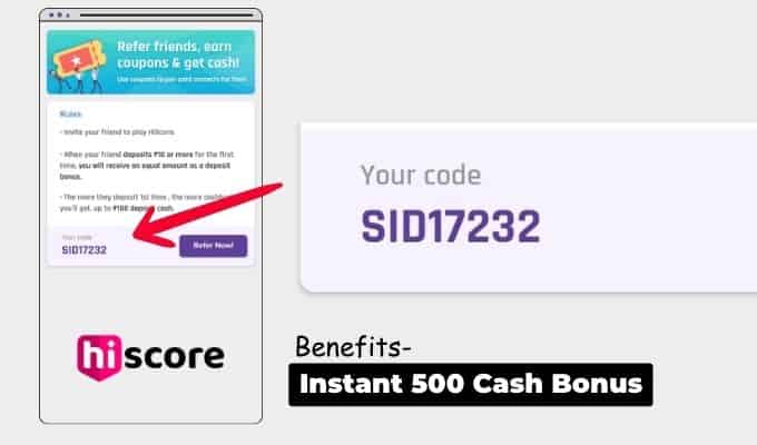 Hiscore Referral Code.